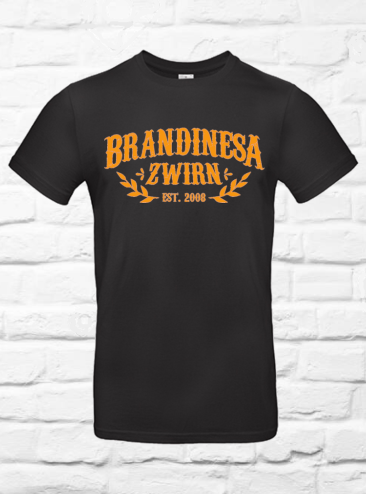 T-Shirt schwarz/orange ♂